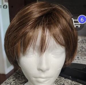 Noriko MORGAN Short Brown Wig for Women IN COLOR ALMOND ROKA